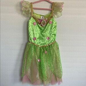 Disney Tinkerbell Green Costume for Kids
